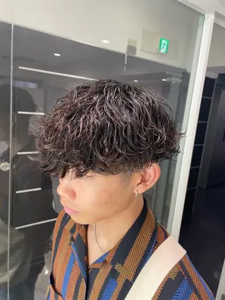 セミロング 艶カラー の達人のヘアスタイル