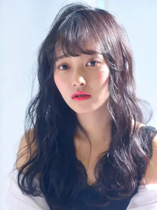 カラー RINA 🩵のヘアスタイル