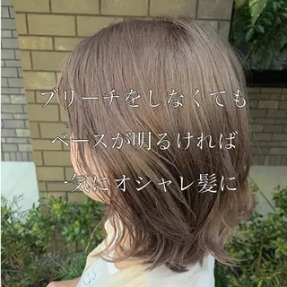 ショート カラー 縮毛/レイヤー 韓国/橋口のヘアスタイル