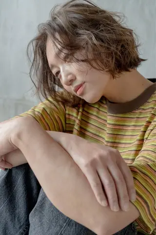 ショート カラー 落合 妙佳のヘアスタイル