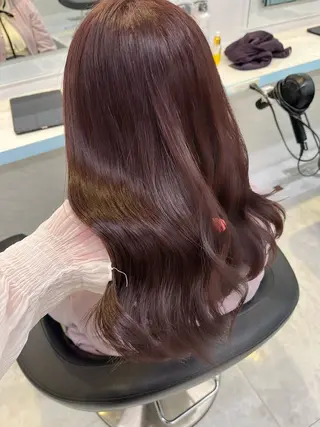 セミロング カラー ヘアアレンジ 愛されカラー🩷 はるなのヘアスタイル