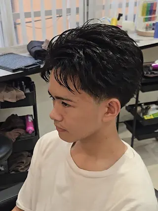 メンズ ショート Lapis 名古屋駅前店所属・LEN名古屋/パーマ 海外ヘア/メンズ特化のヘアスタイル