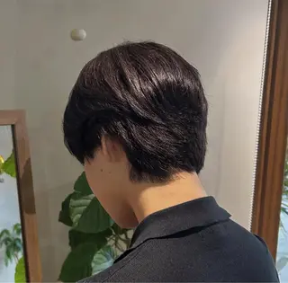 カラー メンズ メンズカットモデル/ 犬塚愛奈のヘアスタイル