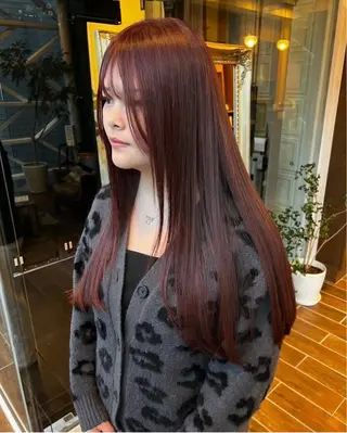 ロング 村上 輝のヘアスタイル