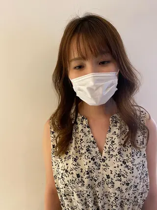 ロング パーマ 韓国hair ·͜· watanabeのヘアスタイル