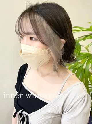 ミディアム カラー clomus所属・YUKA艶髪 🌸寛ぎ部屋のヘアスタイル