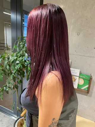 ロング カラー Yahiko ハイトーンのヘアスタイル