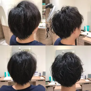 ショート パーマ steed tokyo所属・KOOKI スティードトーキョーのヘアスタイル