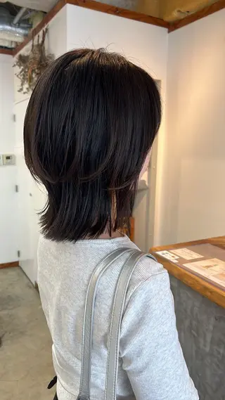 カラー 透明感カラー🫧 高田李胡のヘアスタイル