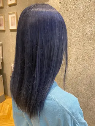 セミロング カラー ヘアアレンジ メンズ 🍀髪質改善 ケアカラーrootsのヘアスタイル