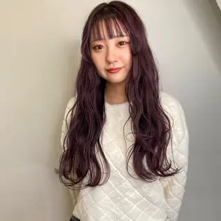 ロング カラー land所属・透明感カラー/レイヤ ー🌙Honokaのヘアスタイル