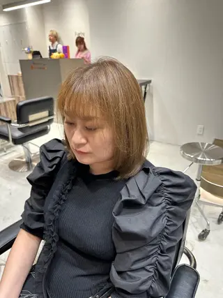 ミディアム カラー ボブ、ショート 無料/はやとのヘアスタイル