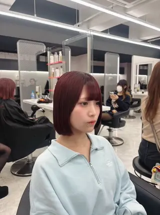 カラー かわいい艶髪🤍 れいな🤍のヘアスタイル