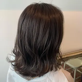 セミロング カラー ヘアアレンジ 山崎 澪 レイヤーカット/大宮のヘアスタイル