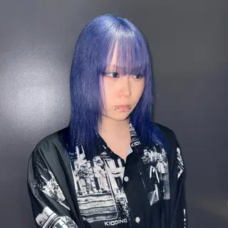 ミディアム カラー ★デザインカラー ハイトーン ももか★のヘアスタイル