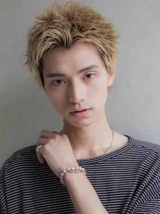 ショート カラー メンズ 💁‍♂️メンズカッ トパーマ💈大田涼華のヘアスタイル