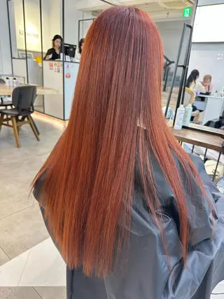 ロング カラー ヘアアレンジ ハイトーン特化 pepe🎀のヘアスタイル