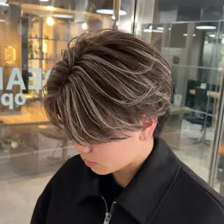 カラー メンズ KAIRI/大宮/ メンズバレイヤージュのヘアスタイル