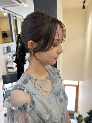 ヘアアレンジ hub hair レイヤー/透明感のヘアスタイル