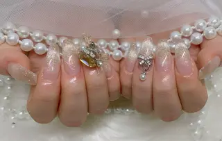 ネイル ETERNA Nail 銀座店【パラジェル/フィルイン/チップ長さだし/マグネット/ニュアンス】所属・ア カリのネイルデザイン