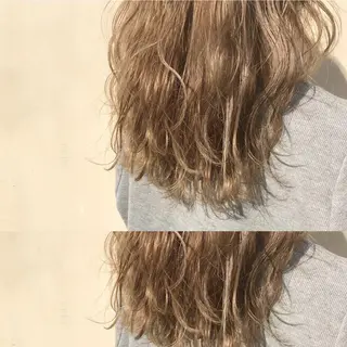 ミディアム カラー 艶髪育成サロン 京橋　shinのヘアスタイル