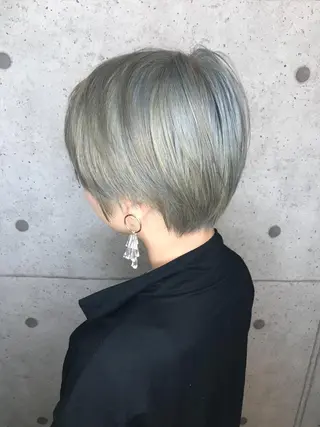 ショート 💎馴染むエクステ ×カラーTOMO💎のヘアスタイル