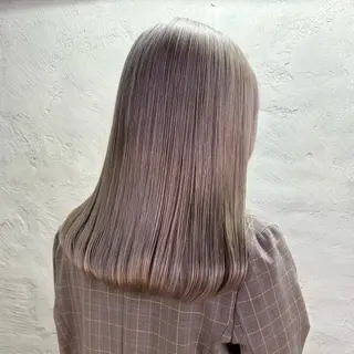 ミディアム カラー ヘアアレンジ 海外/ハイトーン🪽 ☯️ami☯️のヘアスタイル