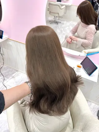 ロング 韓国/縮毛矯正/ カンタのヘアスタイル