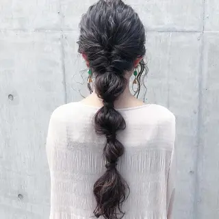 ロング 韓国カットパーマ✂︎ Toshiのヘアスタイル