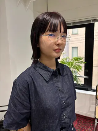 ミディアム cood misatoのヘアスタイル