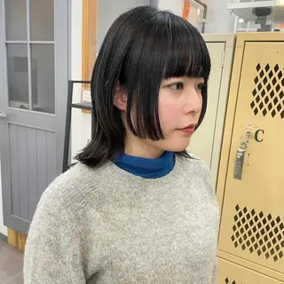 ミディアム SUNC/🤎 オオクマ　カナエ🤎のヘアスタイル