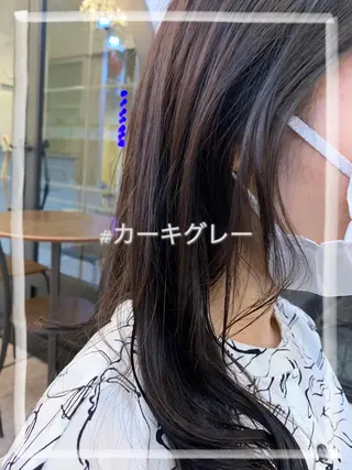 セミロング カラー 杉山 蒼汰のヘアスタイル