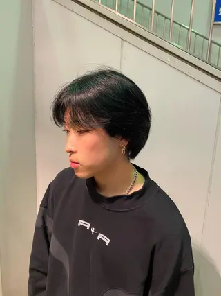 ショート カラー メンズ 垣内 勇人のヘアスタイル