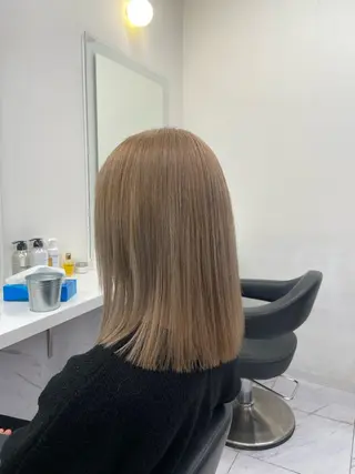 ショート カラー ヘアアレンジ flammeum所属・ハイトーン/ボブ /misakiのヘアスタイル