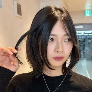 ミディアム カラー ウメダナオヤ/ くびれヘア✨のヘアスタイル