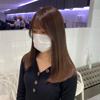 ロング カラー パーマ ヘアアレンジ メンズ キッズ ネイル マツエク・マツパ アイブロウ Lumo所属・💖横浜ブリーチなし 💖MIHOのヘアスタイル