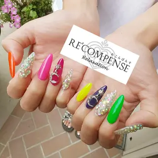 ネイル RE'COMPENSE所属・れこん ぱんすのネイルデザイン