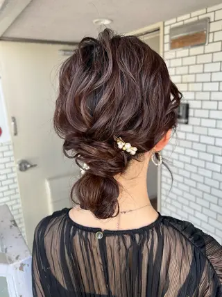 ヘアアレンジ 大人可愛いヘアメイク 💋🧚‍♀️しずかのヘアスタイル