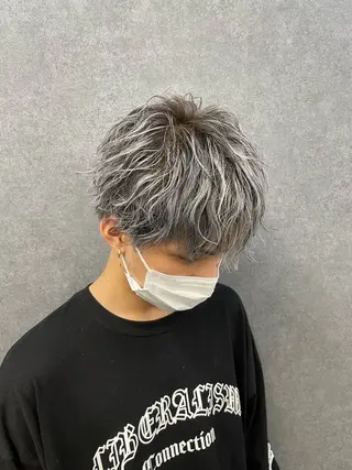 カラー AI TOKYO men's 渋谷所属・カマタ ハルキのヘアスタイル
