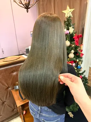 ロング カラー 渋谷/原宿 カラー× トリートメント ｻﾜのヘアスタイル