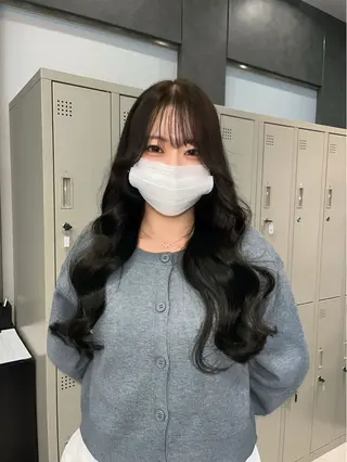 ロング カラー ヘアアレンジ ハイトーン/透明感 髪質改善/rinaのヘアスタイル