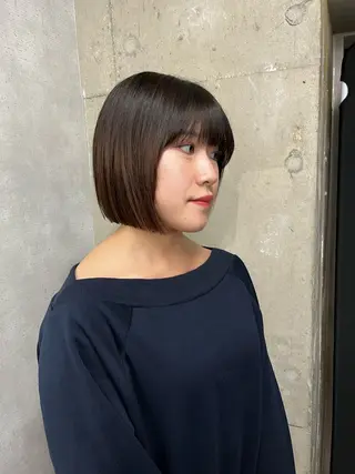 ミディアム anon Loemのヘアスタイル