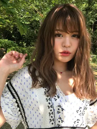 ロング カラー パーマ ヘアアレンジ 髪質改善縮毛矯正✨ ナリタユウヤのヘアスタイル