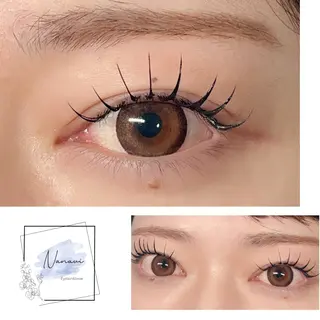 マツエク・マツパ Nanavi 鮎川のマツエク・マツパデザイン