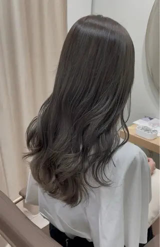 セミロング 🤍RIRIKA /暖色カラー🧡のヘアスタイル