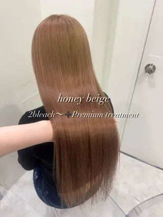 ロング カラー 透明感ヘア/ベージュ 🩶shiho🩶のヘアスタイル