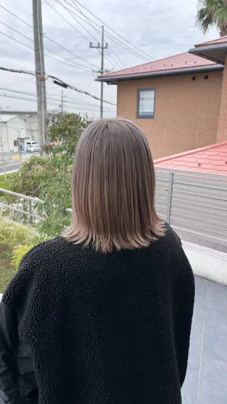 ミディアム カラー STRAAL所属・カットモデル✂️ ゆうかのヘアスタイル