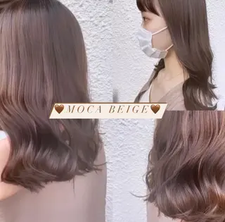 ミディアム カラー ブリーチなしWカラー 🎀韓国ヘア/amiのヘアスタイル