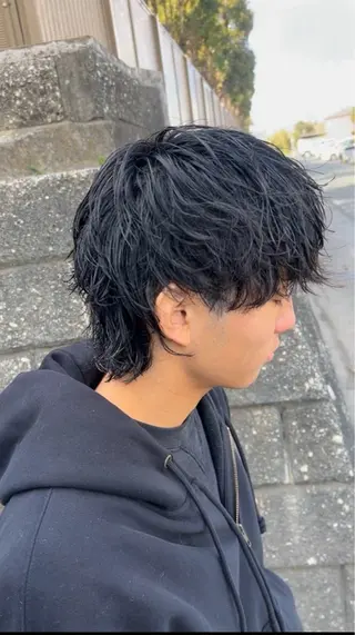 パーマ メンズ 🌀ソヘル/シャドウ ✨/メンズパーマ/栄のヘアスタイル