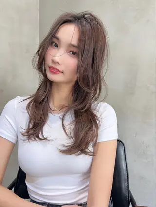 ロング 透明感カラー/ 髪質改善/ねねのヘアスタイル